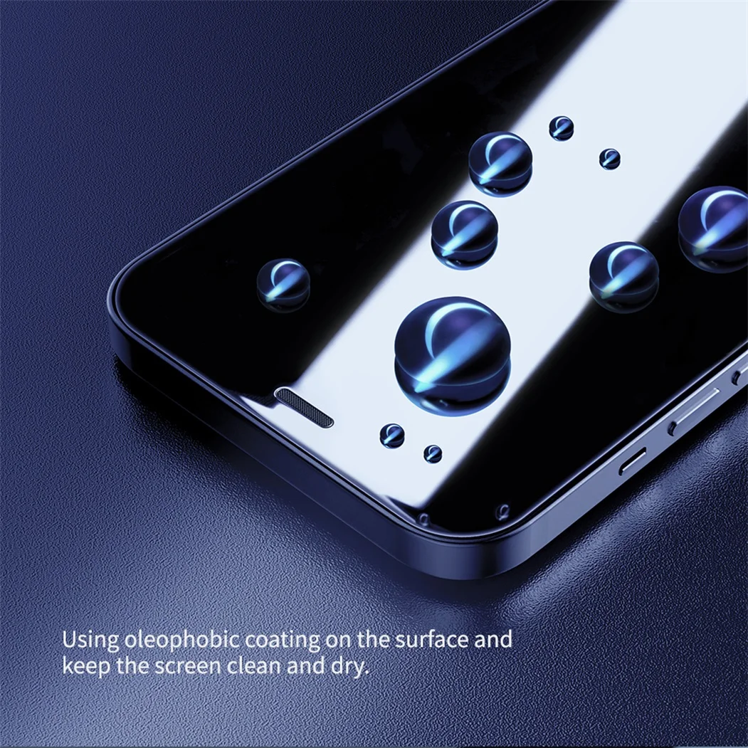Iphone 12 Pro Max Temperli Cam iPhone12 Nillkin Koruyucu Tam Kapak Gizlilik ekran koruyucu İçin iPhone 12 Mini 12 Pro - 4