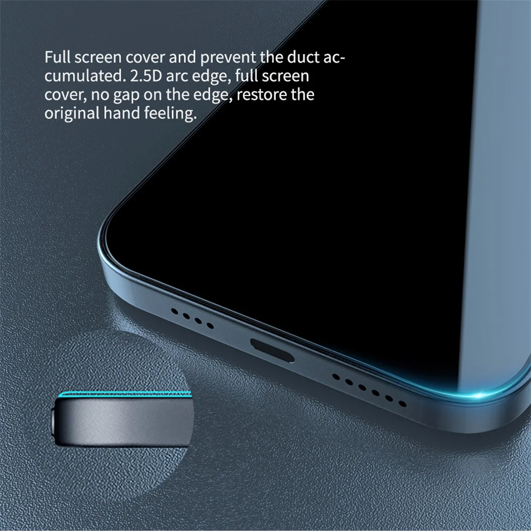 Iphone 12 Pro Max Temperli Cam iPhone12 Nillkin Koruyucu Tam Kapak Gizlilik ekran koruyucu İçin iPhone 12 Mini 12 Pro - 5