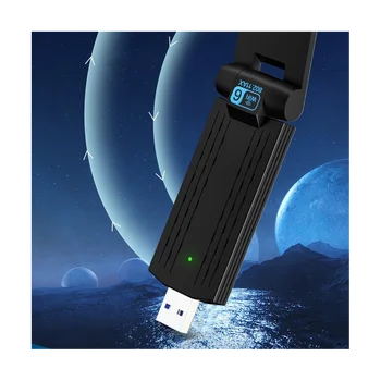 WıFı6 USB Adaptörü AX1800M USB Çift Bant 2.4 GHz/5 GHz Kablosuz Ağ Kartı USB3. 0 Wıfı6 Ağ Kartı
