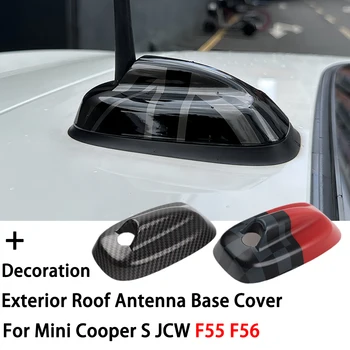 Araba Anteni Anten Tabanı Dekorasyon Kılıf Kapak Sticker Mini Cooper S JCW F55 F56 Araba Styling Aksesuarları Dış Trim