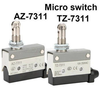 1 Adet AZ-7311/TZ-7311 10A 250VAC 15A 380VAC Mikro Anahtarı Küçük Toz Geçirmez Seyahat Mikro Anahtarı Dikey Rulo