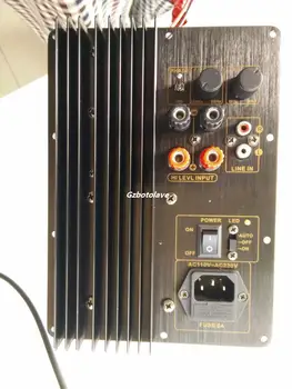 100W TDA7293 güç amplifikatörü aktif subwoofer amplifikatör kurulu, saf bas amplifikatör alçak geçiren filtre subwoofer 110V 220V