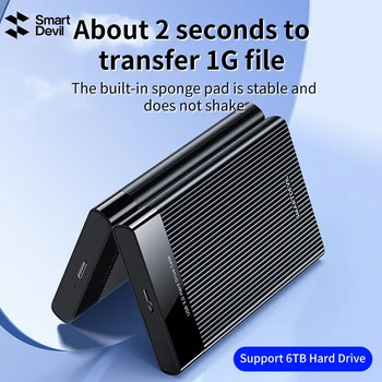 SmartDevil 2.5 İnç Mobil sabit disk Kutusu USB 3.0 Harici Mekanik Katı hal Sata Dizüstü Masaüstü SSD Evrensel