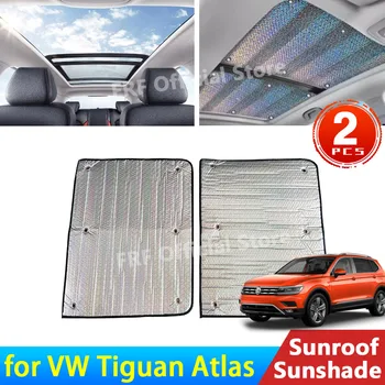 Volkswagen VW Tiguan 2017 için Atlas 2018 2019 2021 2022 2023~2016 Araba Sunroof Güneşlik Çatı güneş koruyucu ısı yalıtım Ön Cam
