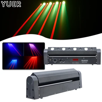 4 Kırmızı Lazer + 4x5w LED RGBW ışın lazer Tarayıcı Hareketli Kafa sahne ışığı Parti Noel Disko DJ Kapalı Gece Kulübü