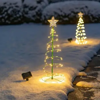 GÜNEŞ panelı Kontrol Güneş Noel Ağacı Dize ışıkları 50 lamba yuvası led ışıklı yılbaşı ağacı süsleme Dayanıklı Enerji Tasarrufu 2.5 v