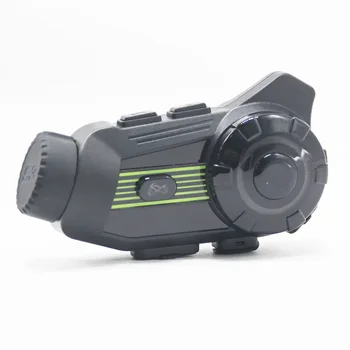 Kask BT interkom kulaklık 2K kamera fonksiyonu ile kaliteli Video Kaydedici motosiklet sürücüleri için