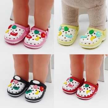 Güzel renkli ayakkabılar 14.5 inç Bebekler ve 20cm Peluş EXO Bebekler için uygundur 5.5 * 3.0 cm Oyuncak Ayakkabılar