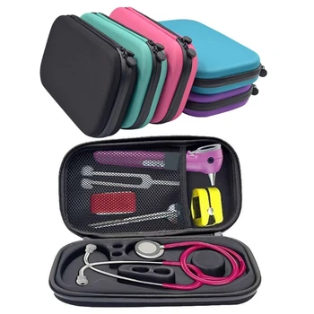 Taşınabilir Stetoskop saklama kutusu EVA Sert Taşıma Çantası Koruyucu çanta düzenleyici-Tıbbi Stetoskop Kutusu Kapağı J60A