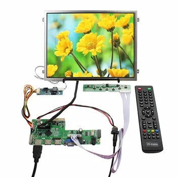 VSDİSPLAY 10.4 inç 1024x768 IPS LCD Ekran 10.4 inç Parlaklık 500nit Ekran HD-MI USB VAG SES LCD denetleyici Kurulu