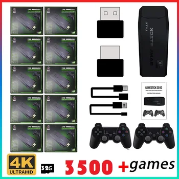 Video oyunu Sopa 1-10 adet 4K 32G Dahili Retro Oyun Konsolu Kablosuz Denetleyici PS1/FC/GBA 3500 Oyunları