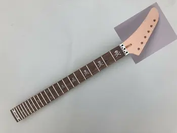 Yinfente Akçaağaç Gitar Boyun 22 fret Gülağacı Klavye 25.5 inç Kafatası Kakma Ters Kafa