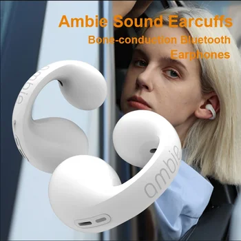 AMTERBEST Ambie Ses Earcuffs Kulak kemik İletim Küpe Tipi kablosuz bluetooth Kulaklık IPX5 spor kulaklıkları Kulakiçi
