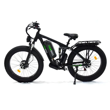 26 * 4.0 çift mekanizmalı Elektrikli Bisiklet 48V 1000W + 1000W Çift Motorlu Elektrikli Bisiklet 23AH Yetişkin Yarış Ebike Dağ Moped erkek fatbike