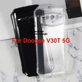 Telefon kılıfı Doogee V30T 5G durumda silikon koruma yumuşak tpu siyah yüzey koruma koruyucu Doogee V30 T tampon kabuk