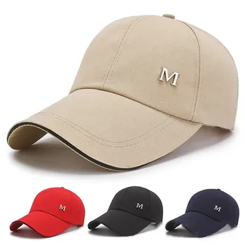 Erkekler Kadınlar beyzbol şapkası Yaz Pamuk Şapka Nakış Snapback hip-Hop şapka Yetişkin Spor güneş şapkası Rahat Uzun Ağız Güneş Koruyucu Golf Kap