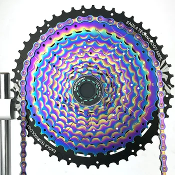MTB 11S 11-50T Gökkuşağı Kaset 11 Hız Kaseti Tam çelik Dayanıklı Ultralight Dağ Bisikleti Volan Dişli Shimano Sram İçin