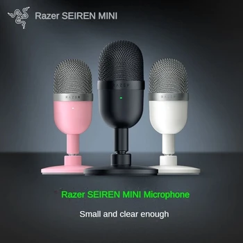 Razer SEİREN MİNİ Mikrofon USB Kablolu Bilgisayar Oyun Kayıt Akışı Podcasting Canlı Kardioid İşaretleme Kondansatör Mikrofon