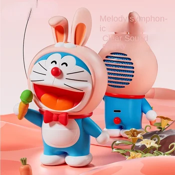Doraemon Mini Taşınabilir Bluetooth Hoparlör Küçük ve Uzun Ömürlü Şarkı Tavşan Bluetooth Ses