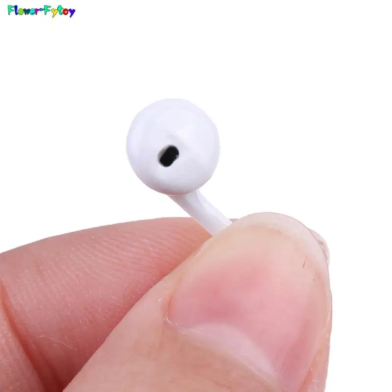 1 Çift 1/12 Dollhouse Bluetooth Kulaklık Modeli Minyatür Kulaklık Dollhouse Kulaklık Dekorasyon Aksesuarları - 2