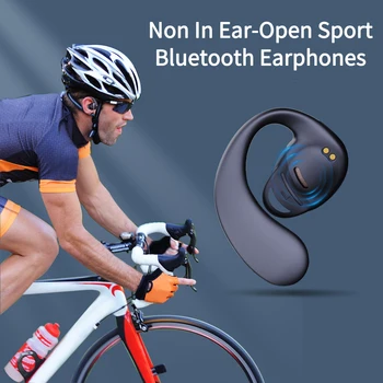 Spor Kulaklık kablosuz bluetooth 5.3 Kulaklık ile LED Ekran Dokunmatik Gürültü İptal Stereo Müzik mikrofonlu kulaklık Su Geçirmez