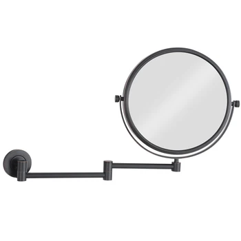 GURUN 8 İnç boy aynası Duvara Monte Büyüteç İki taraflı Ayna Yağ ovuşturdu Bronz Kozmetik Ayna Bayan Hediye Banyo Otel