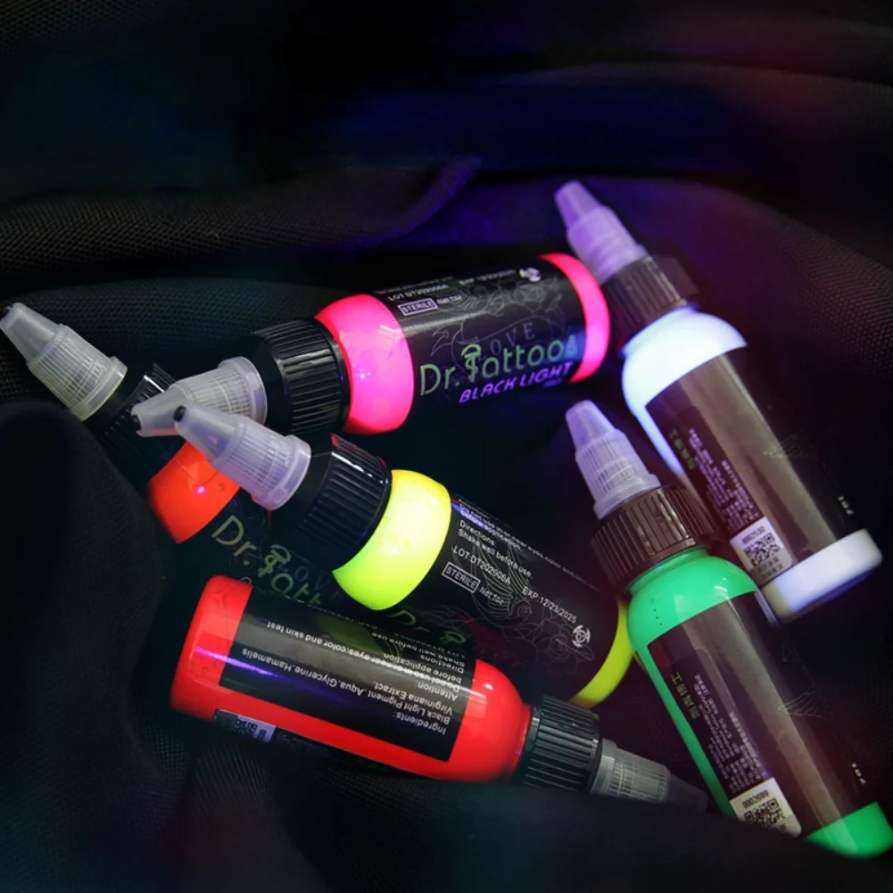 15 ML gece Lambası dövme mürekkepleri Profesyonel Kalıcı Makyaj Vücut Microblading Kolay Boyama vücut Makyaj Pigment Güvenli Malzemeleri - 0