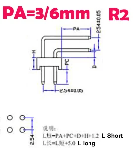 10 adet 2.54 mm 2x40P Sağ Açı RA 90D Çift Sıralı Rohs Altın Kaplama Kırılabilir Kesilebilir PCB Jumper Erkek Pin Header Konnektör - 4
