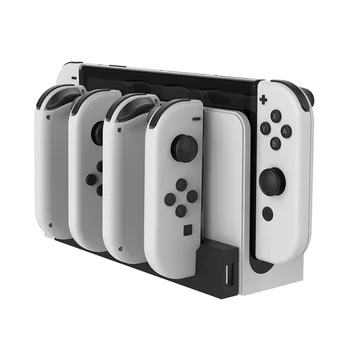 Nintendo Anahtarı Denetleyicisi için Şarj şarj standı Standı İstasyonu Tutucu Anahtarı Joy-Con Oyun Konsolu Gamepad Aksesuarları