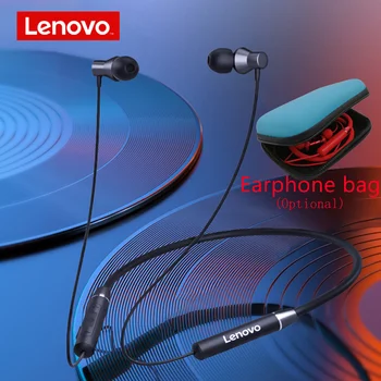 Lenovo kulaklık HE05 bluetooth kulaklıklar kablosuz kulaklıklar manyetik yaka ve gürültü iptal spor kulaklık oyun