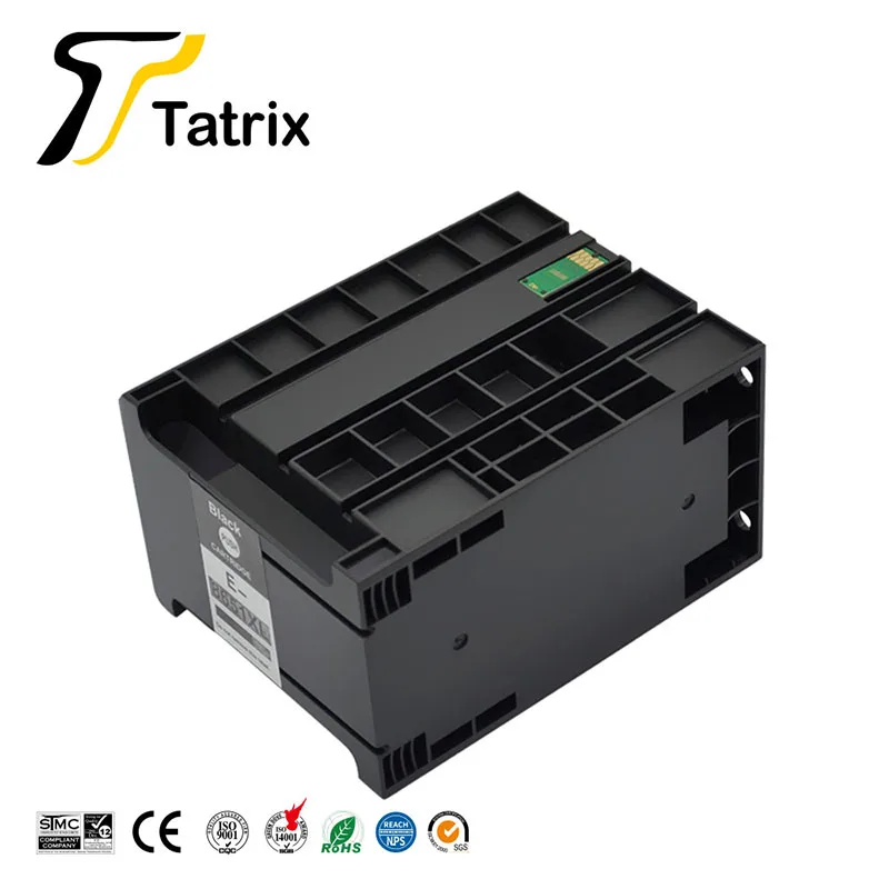 Tatrix T8651XXL T8651XL T8651 8651 Premium Siyah Uyumlu Yazıcı Mürekkep Kartuşu için Epson WorkForce Pro WF-M5191 WF-M5693 - 2