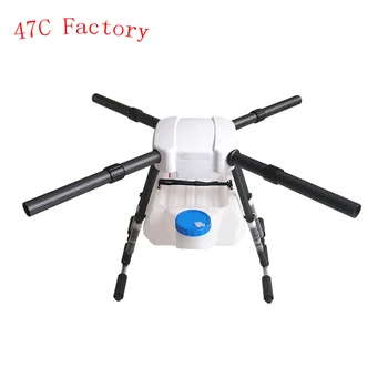 4 eksen 10kg 40mm kol tarım drone çerçeve bitki koruma drone çerçeve profesyonel tarımsal püskürtücü çerçeve