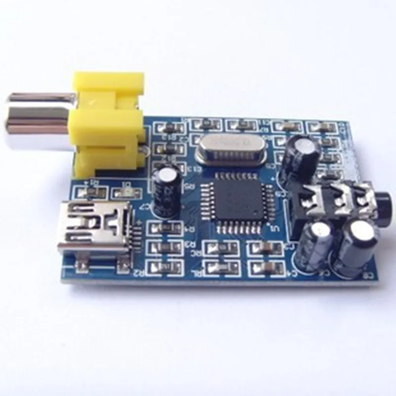 Yüksek kalite USB DAC PCM2707 ses modülü ile S / PDIF arabirim modülü sensörü - 1