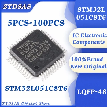 5 ADET-100 ADET STM32L051C8T6 STM32L051C8 STM32L051 STM32L STM32 IC MCU Çip LQFP-48