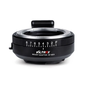 VİLTROX NF-NEX Montaj Adaptörü Halka Nikon F ve G Lens için Sony E Dağı Kamera Tam Çerçeve Uyumlu A7RIII A7III A7II
