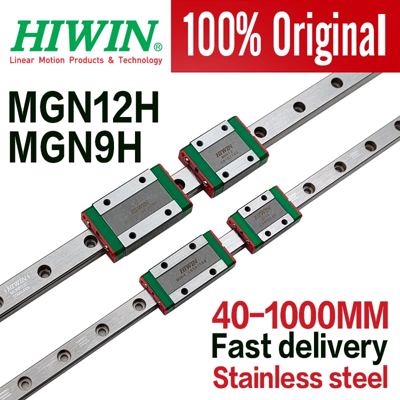 Orijinal Hıwın mini Lineer kılavuz raylar blok taşıma MGN12H MGN9H MGN12C MGN15C MGN7H MGN9H MGN12H MGN15H 3D Yazıcı parçası CNC - 0