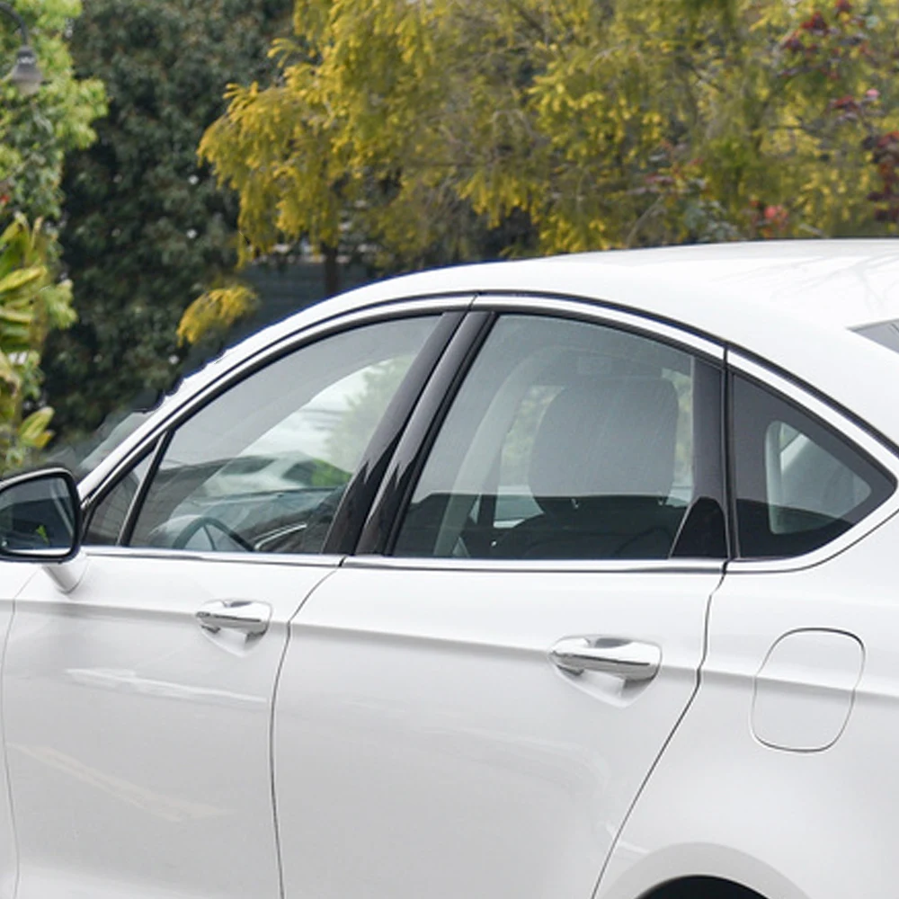 FORD Mondeo 2012-2019 için Araba Pencere Güneş Yağmur Gölge Siperliği Barınak Koruyucu Kapak Trim Çerçeve Sticker Dış Aksesuarlar - 2