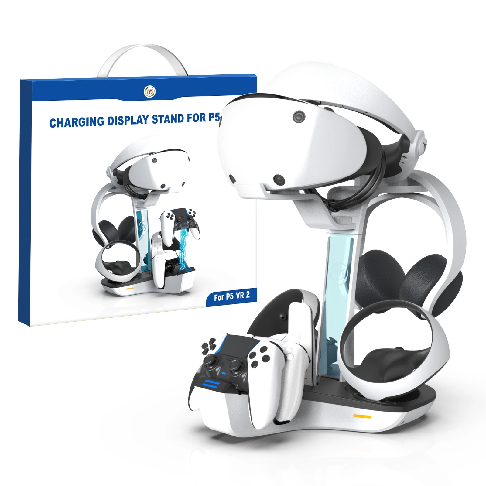 PS VR2 / P5 Gamepad şarj standı İçin PS5 Elite Kolu şarj standı Şarj cihazı Saklanabilir Kask Kulaklık Kullanımı Kolay Dayanıklı - 5