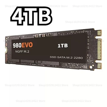 SSD 4TB 2TB 1TB NVME sabit disk sürücüsü M. 2 NGFF Arayüzü Dahili Katı Hal Sabit Disk 980EVO SSD Dizüstü Masaüstü Notebook için