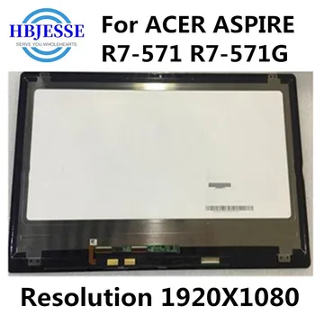 Orijinal ACER ASPİRE R7 - 571 R7-571G dokunmatik lcd ekran meclisi FHD 1920X1080 15.6 