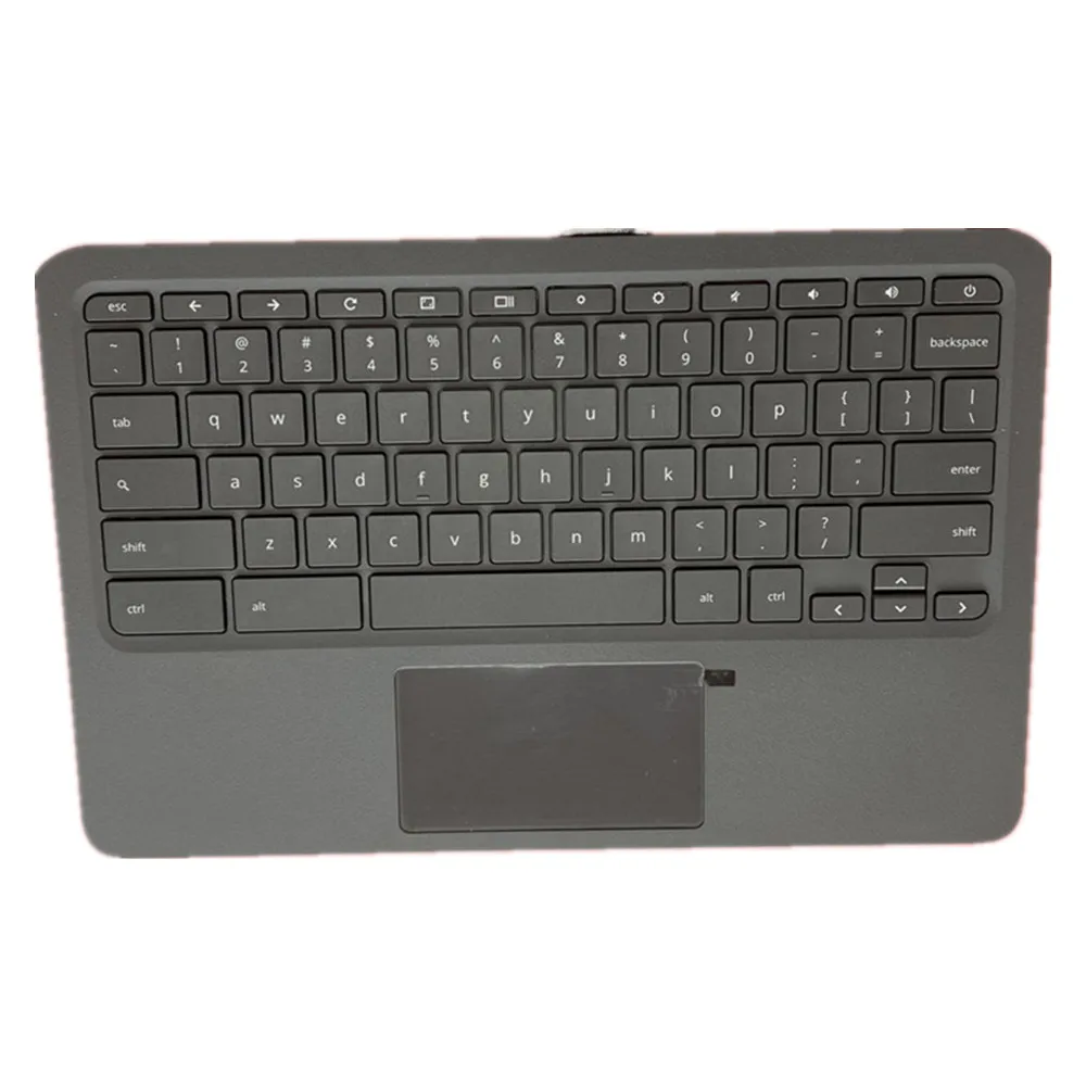 Laptop Klavye Üst Durumda Üst Arka LCD Kapak Alt Kasa Kabuk İçin HP 255 G7 Siyah ABD - 3