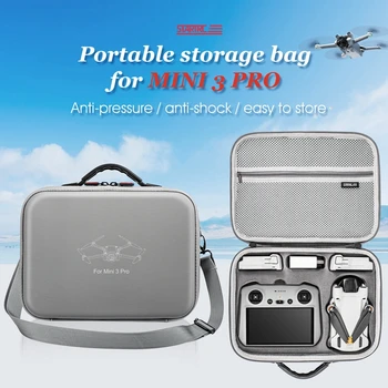 Taşınabilir saklama çantası DJI Mini 3 Pro Drone için Uzaktan Kumanda Aksesuarları Anti-basınç Anti-şok Su Geçirmez Kutu Büyük Kapasiteli