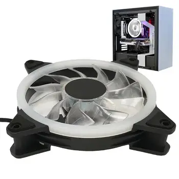 PC kasa fanlar ağır masaüstü kılıfları hava Soğutucu çok fonksiyonlu sessiz bilgisayar soğutma kasa fanı için ışıkları ile PC kasa