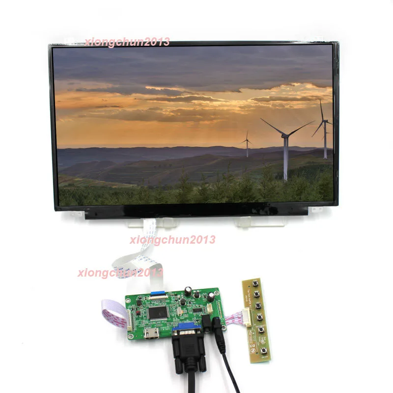 Için B125XTN01. 0 HW0A / B125XTN01.0 HW3A DIY EDP LED KİTİ VGA 1366X768 30pin SÜRÜCÜ ekran panosu monitör ekran Denetleyicisi LCD HDMI - 2
