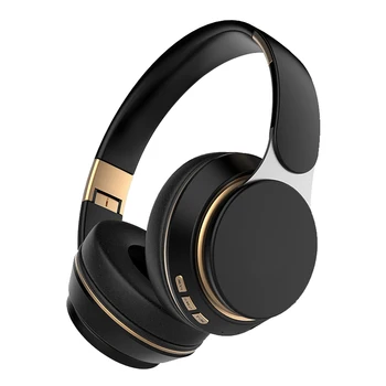 Kulaklıklar HİFİ Stereo Bluetooth Kulaklık FM Ve Destek SD Kart için Mic İle Katlanabilir Müzik Kulaklık Kulaklık Gamer PC Cep