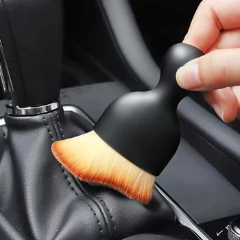 Araba iç temizleme aracı klima hava çıkış temizleme fırçası araba fırça araba çatlak toz giderme artefakt fırça