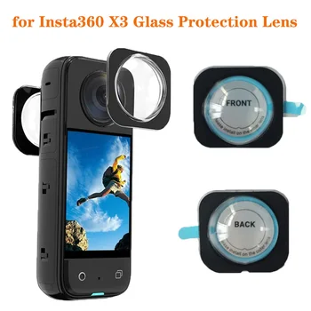 Için Insta360 X3 Kamera Optik Temperli Cam Lens Koruma Lens Anti-scratch Koruyucu Aksesuarları