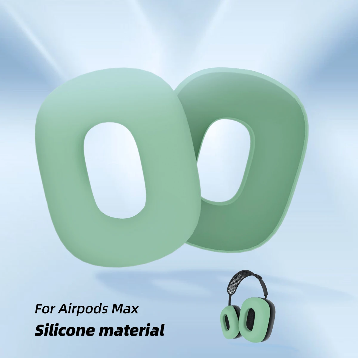 Apple AirPods için Max Yedek Kulak Pedleri minder örtüsü Kulaklık Kulaklık Kulaklık Koruyucu Kulaklık Aksesuarları Airpods İçin Max - 0