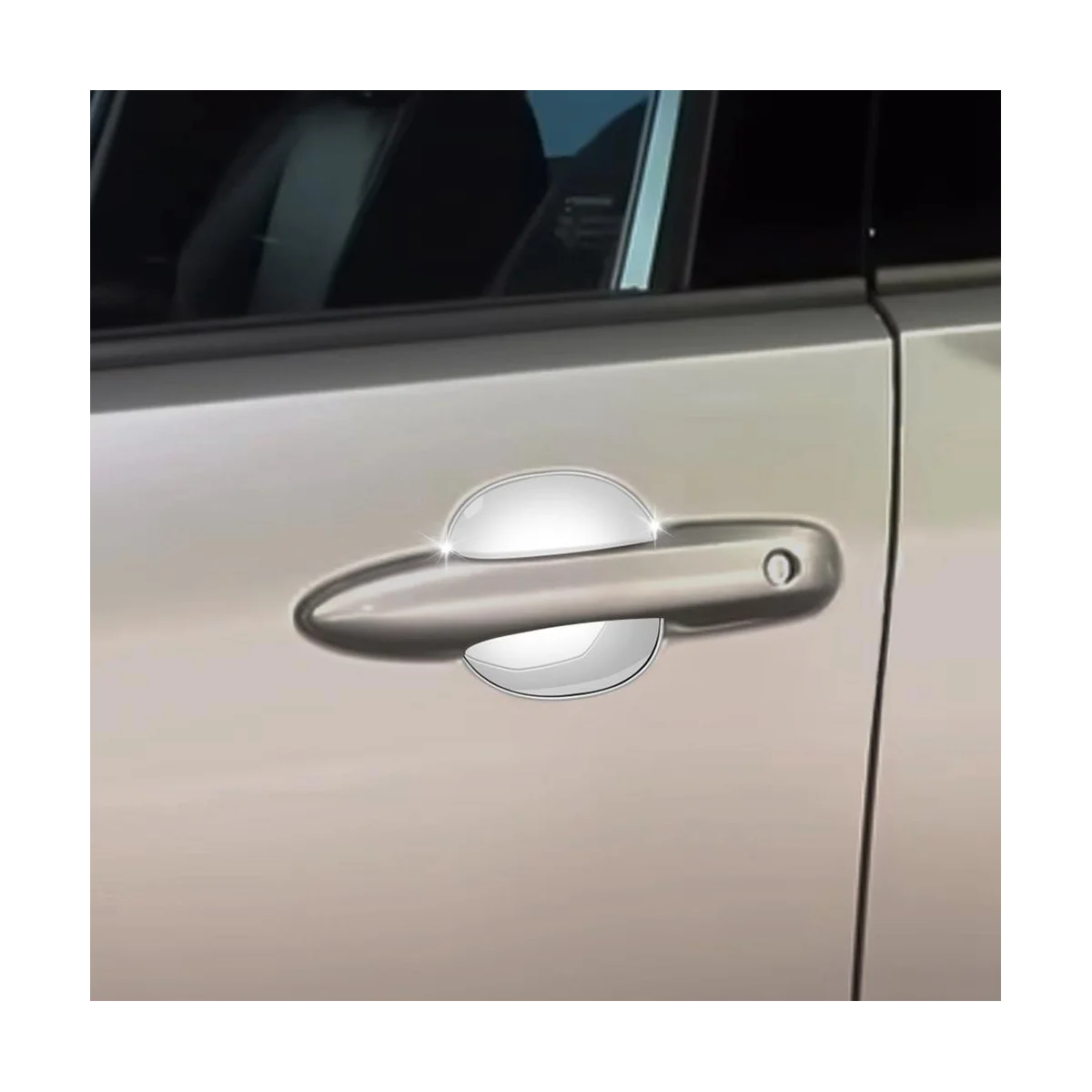 Araba Yan Kapı Kolu kase kapağı Trim için Prius 60 Serisi 2023 Aksesuarları (Ön Kapı + Arka Kapı) - 2
