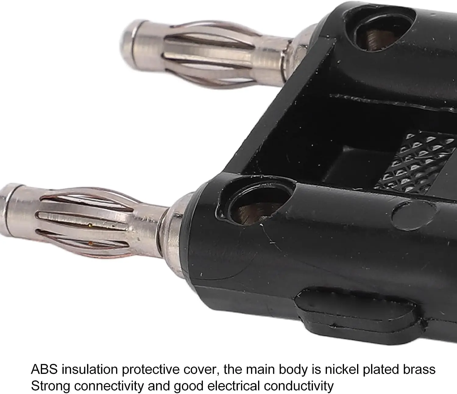 Fiş konnektörü Çift Muz fiş konnektörü Muz Bağlama Direkleri Adaptörler İçin 4mm Bnc RF Koaksiyel Adaptör - 1
